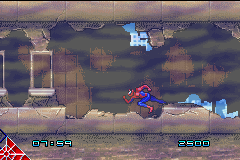 Spiderman Mysterio's Menace / X-2 Wolverines Revenge screenshot 5 for GameBoy Advance